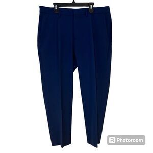 J. M. Haggar Men’s Blue Slim Fit Dress Pants Size 34 Waist